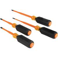 Jeu de tournevis isol&eacute;s &agrave; pointe mince, 1000 V, 4 M Equipex
