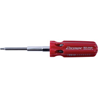 Tournevis multi-embouts m&eacute;triques Hex-Calibre, Prise Plastique Equipex
