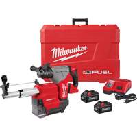 M18 Fuel SDS Plus Rotary Hammer with Hammervac Dust Extractor Kit, 18 V, 1-1/8" - 3", 800 RPM Equipex