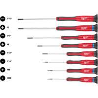 Jeu de tournevis de pr&eacute;cision, 8 mcx Equipex