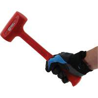 One-Piece Dead Blow Hammer, 10.5 lbs., Smooth Grip, 30" L Equipex