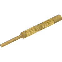 Brass Pin Punch, 3/16" Dia. x 4" L Equipex