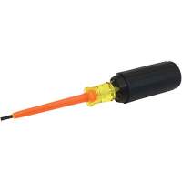 Insulated Round Shank Screwdriver Equipex