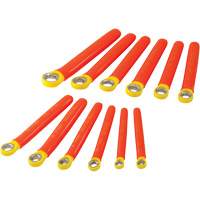 Insulated 12 Point Metric Box End Wrench Set, 1000 V, 12 Pcs Equipex