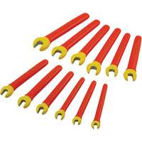 Insulated Metric Open End Wrench Set, 1000 V, 12 Pcs Equipex