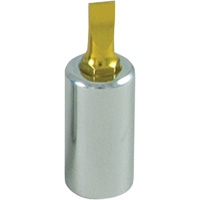 Douille tournevis &agrave; embout dor&eacute;, Fente, 15/64", Prise 1/4" Equipex