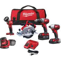 Trousse 5 pi&egrave;ces doutil combin&eacute; M18, Lithium-ion, 18 V Equipex