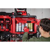 Packout Tool Cabinet, 15" x 15" x 20", Black/Red Equipex