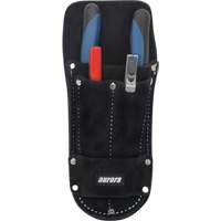 Tool Pouch, Plier Holder, Leather, 3 Pockets Equipex