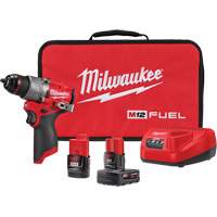 Ensemble perceuse/visseuse M12 Fuel, Lithium-ion, 12 V, Mandrin 1/2", Couple 400 lb-po Equipex