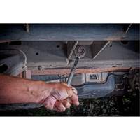 90-Tooth Reversible Ratcheting Wrench, 12 Point, 1/2", Chrome/Polished Finish Equipex