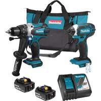 LXT Cordless 2-Tool Combo Kit, Lithium-Ion, 18 V Equipex