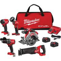 Jeu de 5 outils combin&eacute;s M18 Fuel, Lithium-ion, 18 V Equipex
