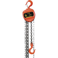 VCH Series Chain Hoist, 10' Lift, 2200 lbs. (1 tons) Capacity, Heat-Treated Alloy Steel Chain Equipex