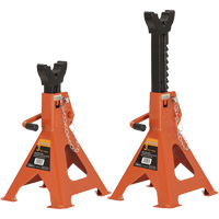 853B Jack Stands, Locking Handle/Ratchet, 3 Ton(s) Capacity, 11" - 16" H Equipex