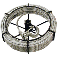 JGP-300A 3 Ton 66' Cable Assembly for Jet Wire Grip Pullers Equipex