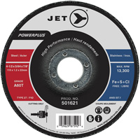 Meule &agrave; tronçonner PowerPlus A60T, 4-1/2" x 3/64", Arbre de 7/8", Type 27, 13 300 Tr/min Equipex