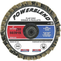 Disque &agrave; feuillets PowerBlend Roll-On, 2" x Type R, Grain Z80 Equipex