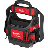 PackOut 10" Structured Tote, Ballistic Polyester, 35 Pockets, Red Equipex