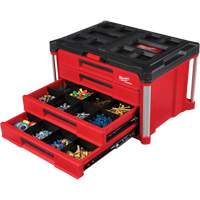 PackOut 4-Drawer Tool Box, 16-3/10" x 22-1/5" x 14-3/10", Red Equipex