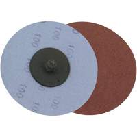 Support en tissu pour disques de ponçage pour rectifieuses — pour l'acier, 3" dia., Grain 36, Oxyde d'aluminium Equipex
