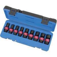 PSU912M Jeux de douilles universelles, 9 Mcx, Chocs, Prise de 1/2" Equipex
