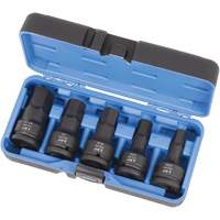 PHB-3405 Impact Bit Socket Sets, Hex, 3/4" Drive, 5 Pcs Equipex