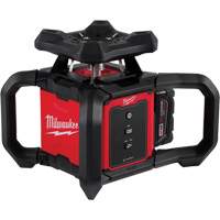 M18 Red Exterior Rotary Laser Level Kit with Receiver, 2000' (609.6 m) Equipex