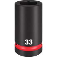 Shockwave Impact Duty Socket, Impact, 33 mm, 1" Drive, 6 Points, Deep Equipex