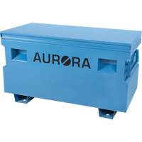 Coffre &agrave; outils de chantier, 48" x 24" x 27-3/5", Acier, Bleu Equipex