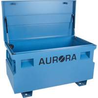 Coffre &agrave; outils de chantier, 48" x 24" x 27-3/5", Acier, Bleu Equipex