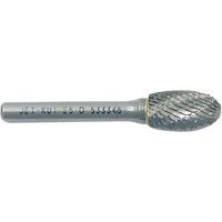 E3-DC JET-KUT&reg; GP Oval Shape Carbide Bur, 3/8" Dia. Equipex