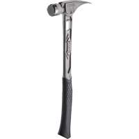 TIBONE Milled Titanium Framing Hammer, 15 oz., Solid Steel Handle, 17-17/50" L Equipex
