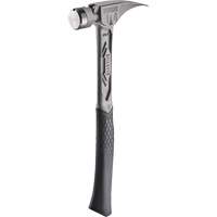 TIBONE Smooth Titanium Framing Hammer, 14 oz., Solid Steel Handle, 15-1/4" L Equipex