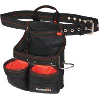Sac &agrave; clous et outils de charpentier, Polyester balistique, Noir Equipex