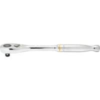 90-Tooth Quick Release Teardrop Ratchet, 3/8" Drive, Ergonomic Handle Equipex