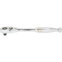 90-Tooth Quick Release Teardrop Ratchet, 1/2" Drive, Ergonomic Handle Equipex