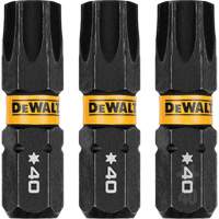 3-Piece FLEXTORQ&reg; Impact Screwdriving Bits, Torx, T-40, 1/4" Drive Equipex
