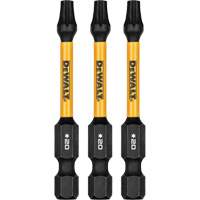 3-Piece FLEXTORQ&reg; Impact Screwdriving Bits, Torx, T-20, 1/4" Drive Equipex