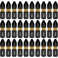 30-Piece FLEXTORQ&reg; Impact Driver Bit Set, Phillips, #2, 1/4" Drive Equipex