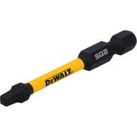 Jeu de forets de vissage Tic-Tac pr&ecirc;t &agrave; l'impact 15 mcx, Carr&eacute;e, Embout #2, Prise 1/4", Longueur 2" Equipex