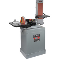 Ponceuse &agrave; bande & disque, 6" la x 48" lo Bande, 12" Disque Equipex