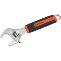 Adjustable Wrench, 6" L, 26 mm/1-4/5" Max Width, Chrome/Polished Equipex