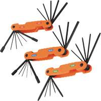 Pro Folding Hex Key Set, 31 Pcs., Metric & Imperial/Torx&reg; Equipex