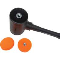 Dead Blow Hammer, 45 oz. Head Weight, Polyurethane Face, Fibreglass Handle, 13" L Equipex