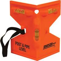 Poteau orange et niveau de tuyau Equipex