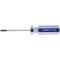 Tournevis Philips bleu transparent avec bandes, #0, Prise Plastique Equipex
