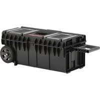 Arx Long Rolling Tool Chest, 31-1/5" x 15-1/5" x 12-7/10", Black Equipex