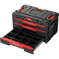 Arx&reg; 3-Drawer Toolbox, 23-1/10" x 15" x 13-2/5", Black Equipex