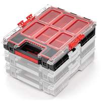 Arx Medium Organizer with Bins, 10-3/10" x 14-3/10" x 3", Black Equipex